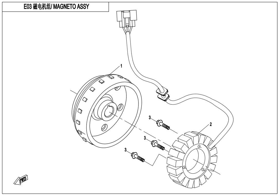 Picture of E03 - MAGNETO ASSY