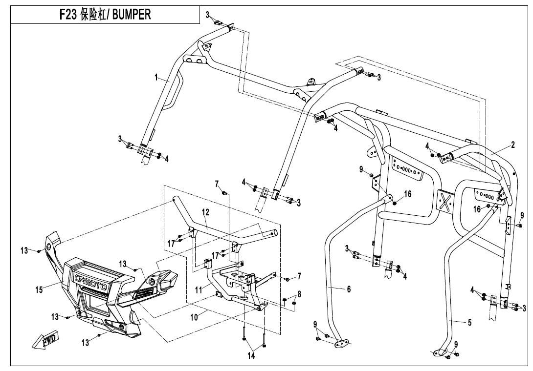 Picture of F23 - BUMPER