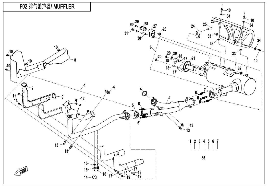 Picture of F02 - MUFFLER 