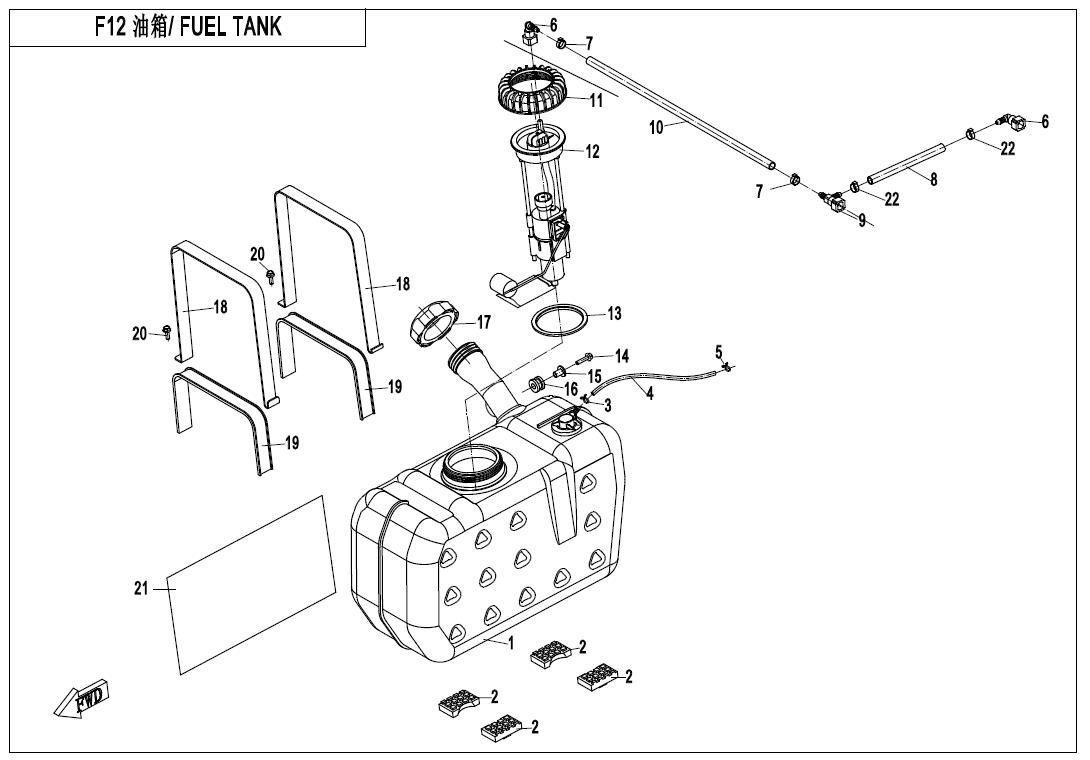 Picture of F12 - FUEL TANK