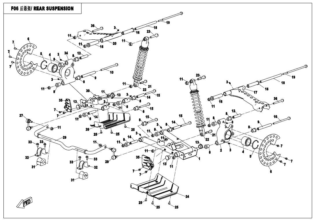Picture of F06 - REAR SUSPENSION