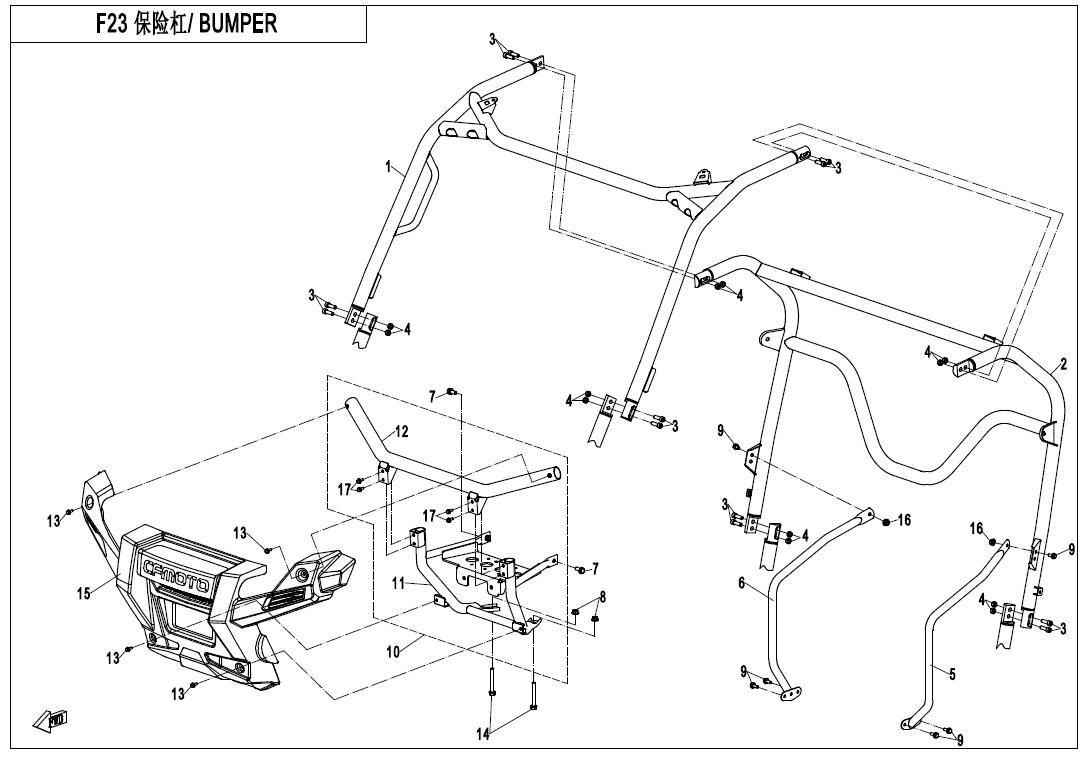 Picture of F23 - BUMPER