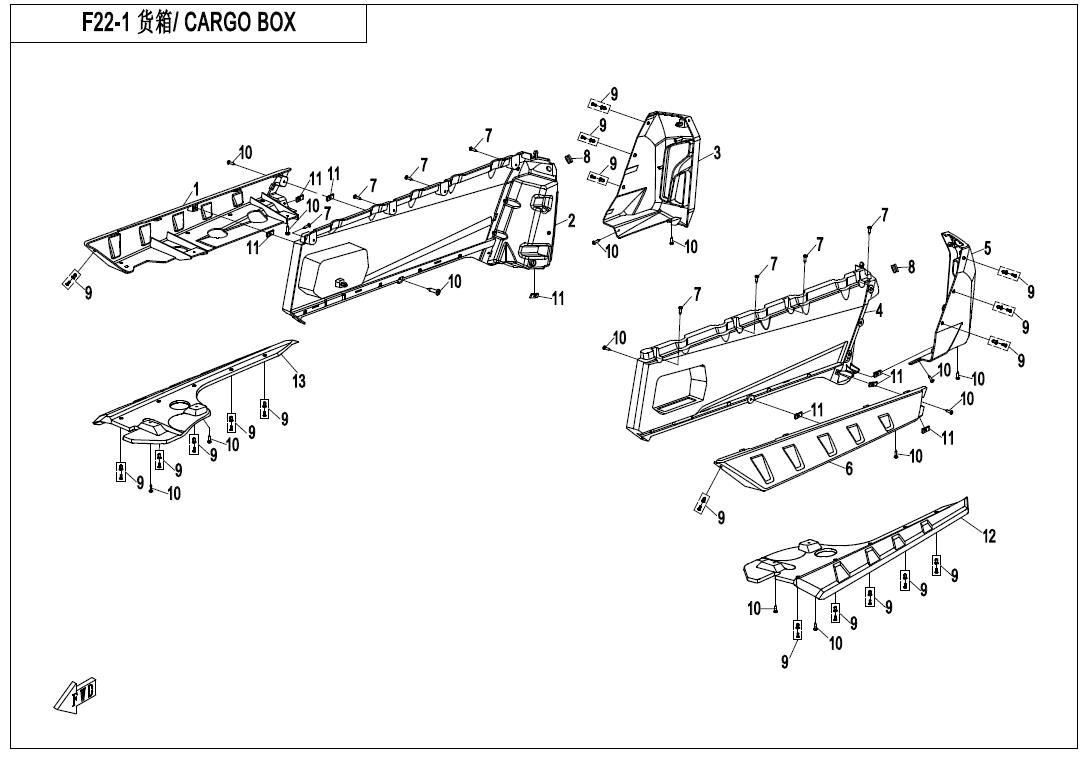 Picture of F22-1 - CARGO BOX