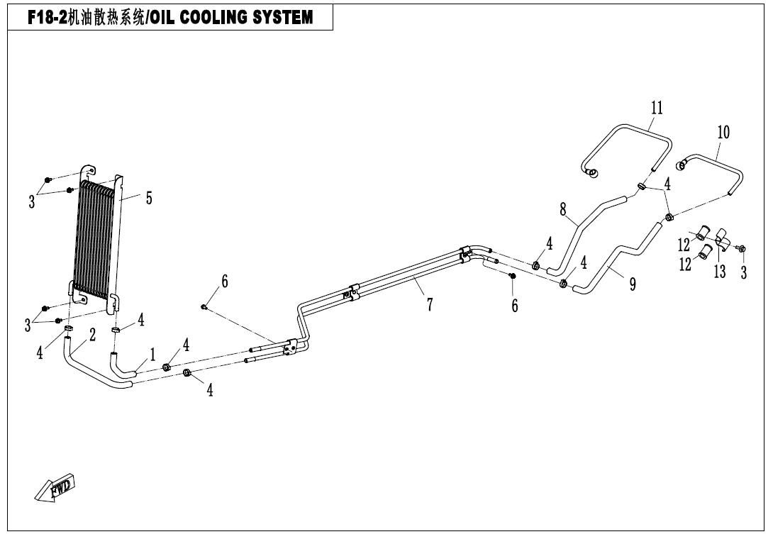 Picture of F18-2 - OIL COOLING SYSTEM