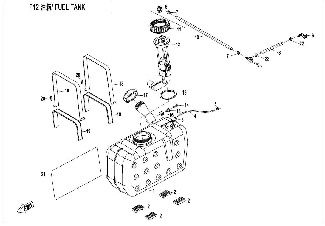 Picture of F12 - FUEL TANK