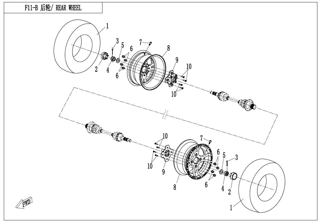 Picture of F11-B - REAR WHEEL