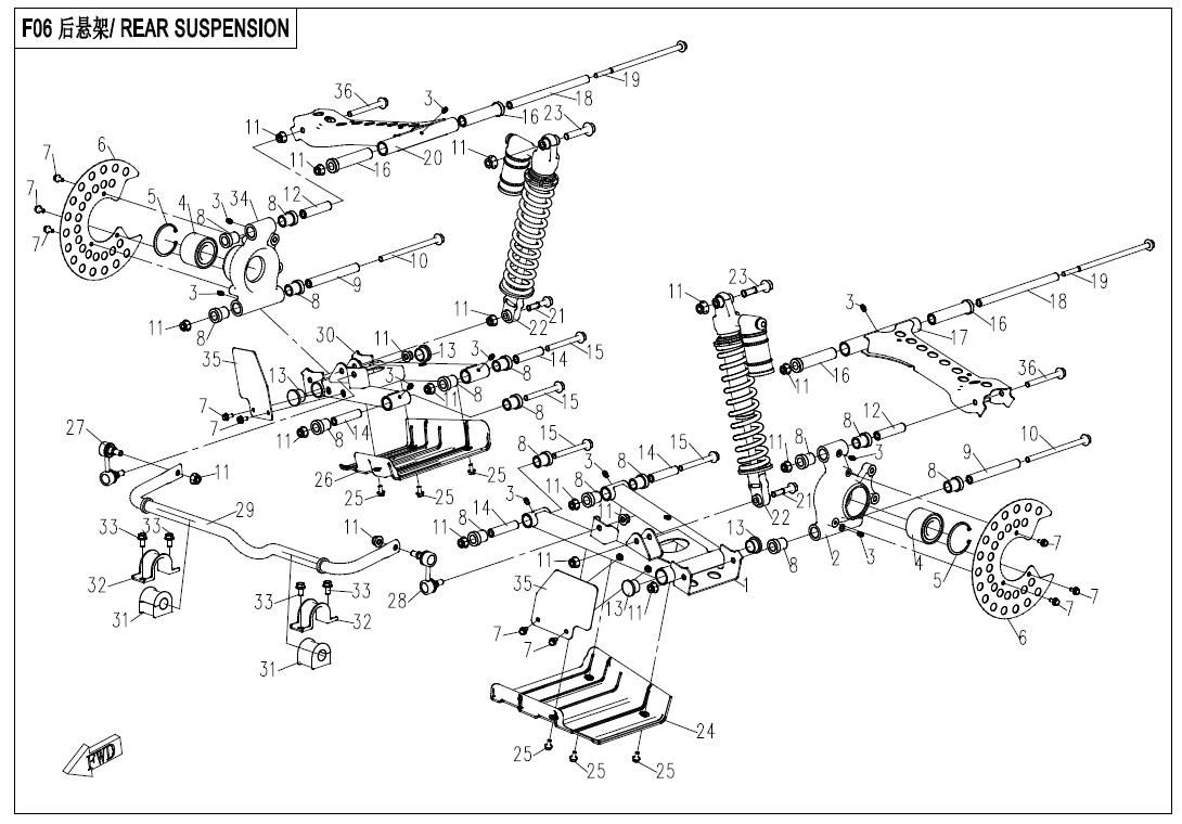 Picture of F06 - REAR SUSPENSION