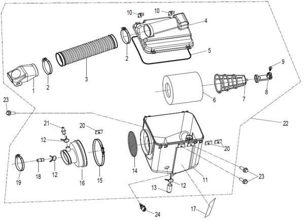 Picture of F11-3 - AIR FILTER ASSY