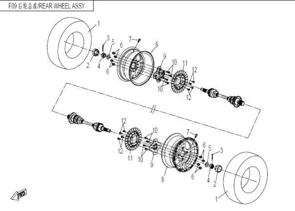 Picture of F11-1 - REAR WHEEL