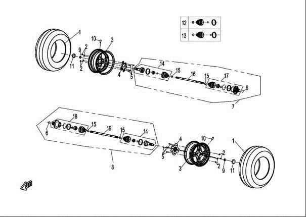 Picture of F11-1 - REAR WHEEL