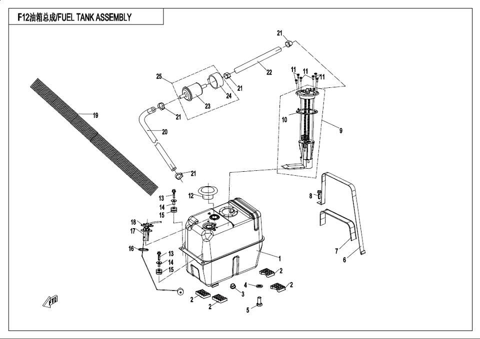 Picture of F12 - FUEL TANK