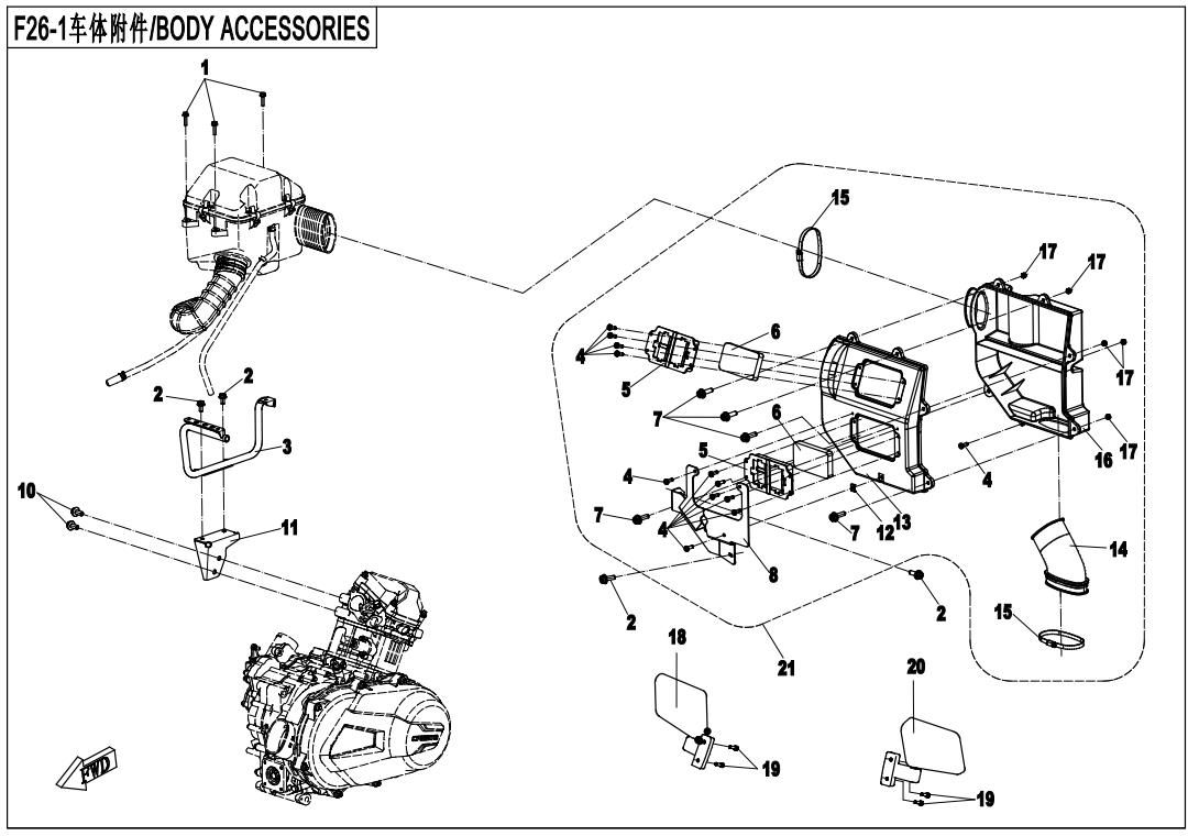 Picture of F26-1 - BODY ACCESSORIES