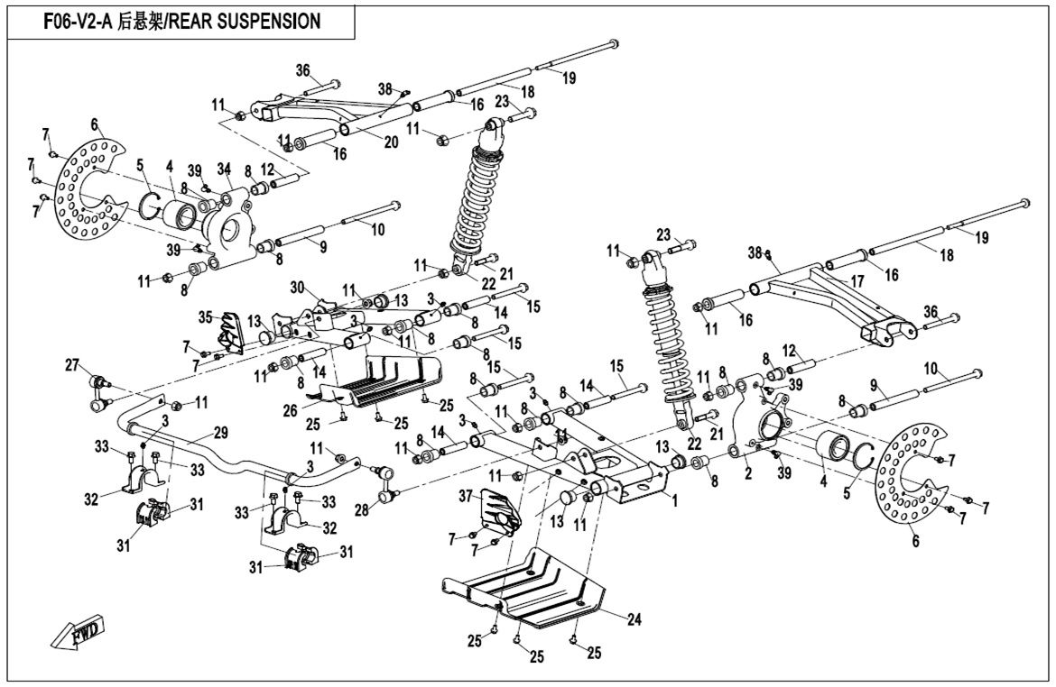 Picture of F06-V2-A - REAR SUSPENSION