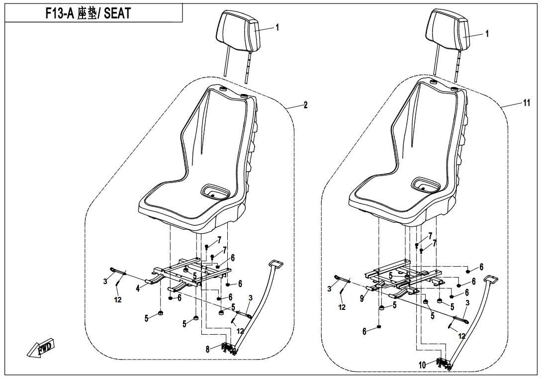 Picture of F13-A - SEAT 