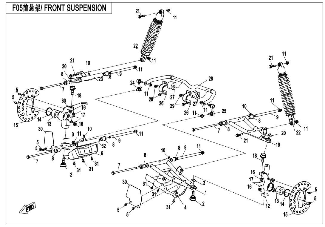 Picture of F05  - FRONT SUSPENSION