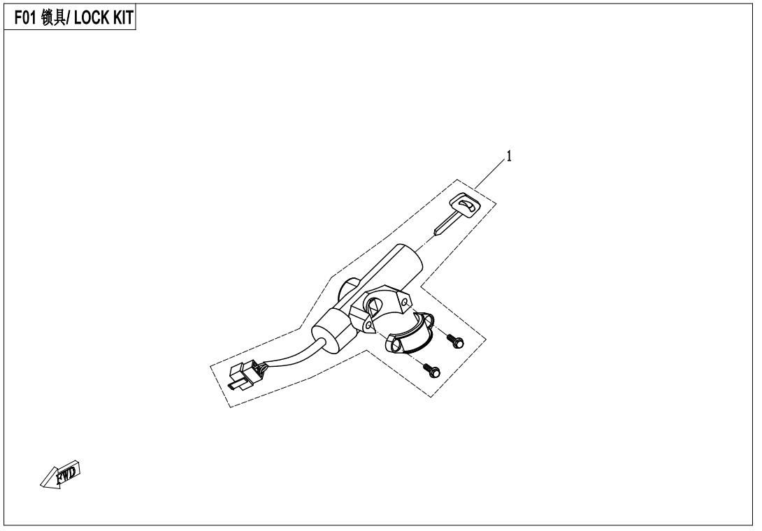 Picture of F01  - LOCK KIT