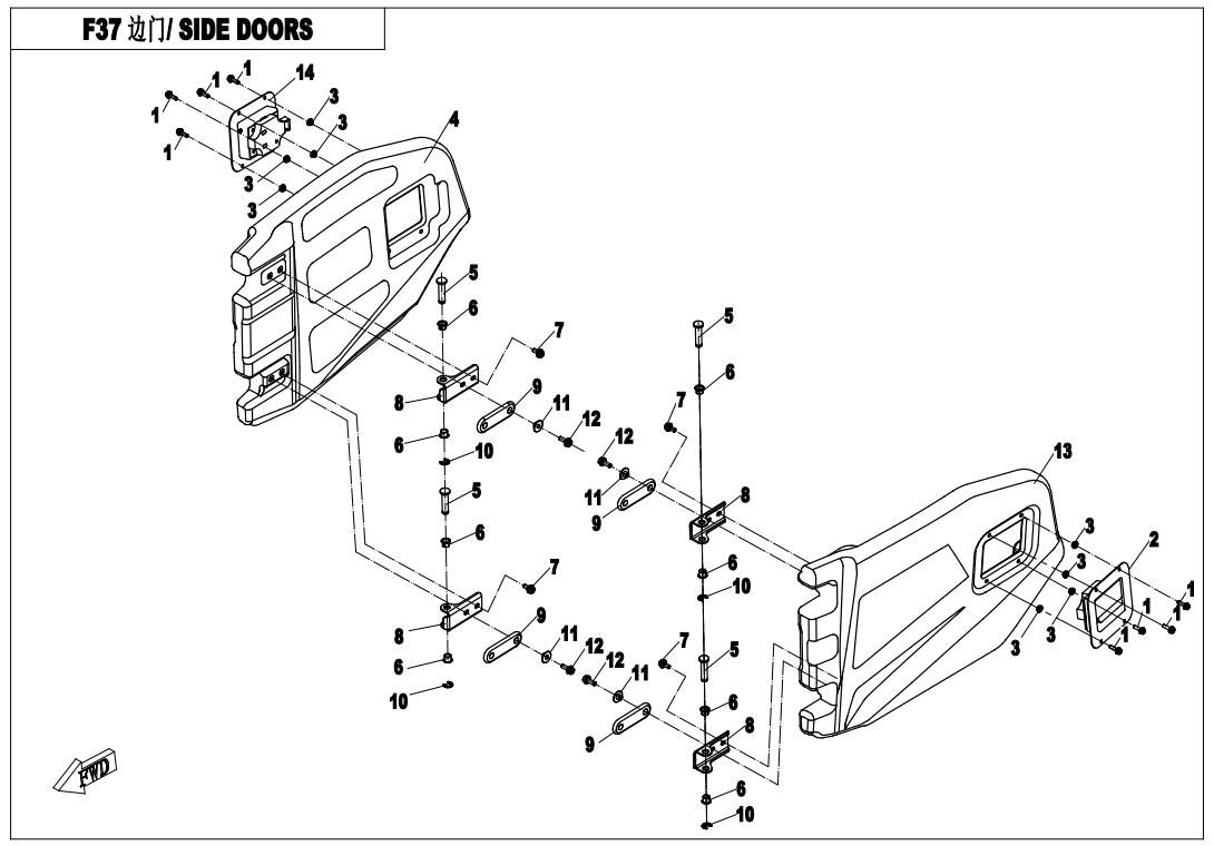 Picture of F37 - SIDE DOORS