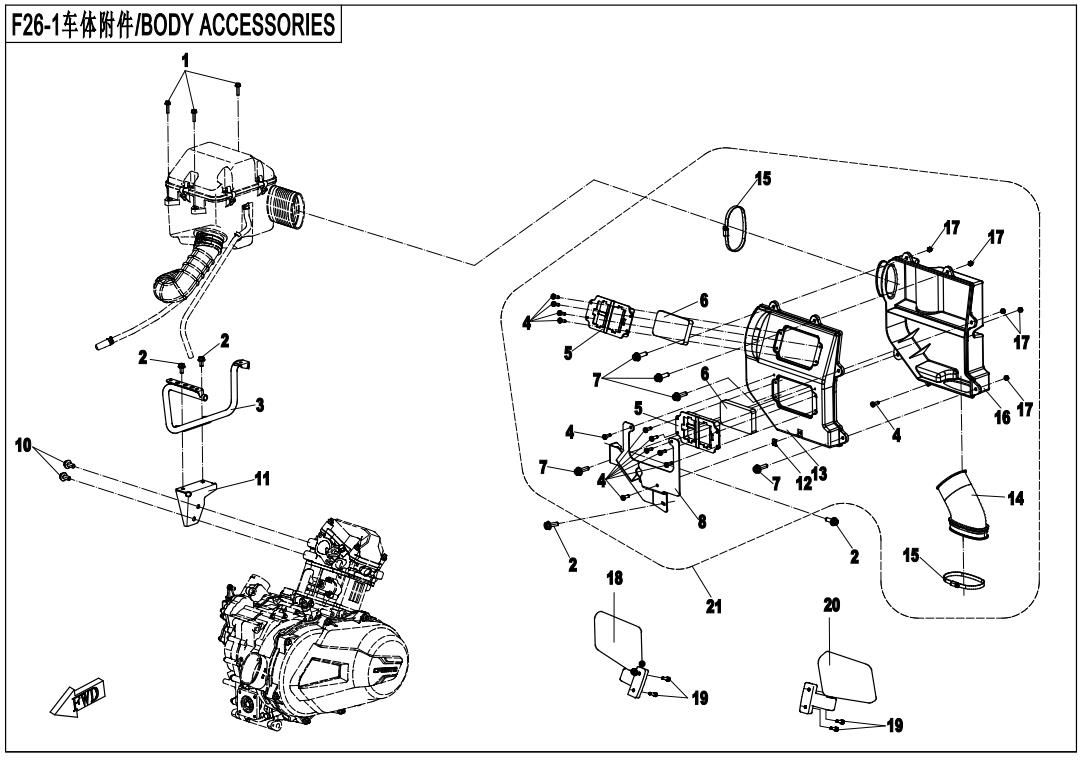 Picture of F26-1 - BODY ACCESSORIES