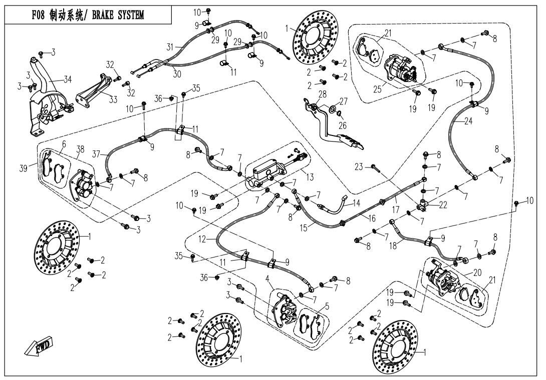 Picture of F08 - BRAKE SYSTEM