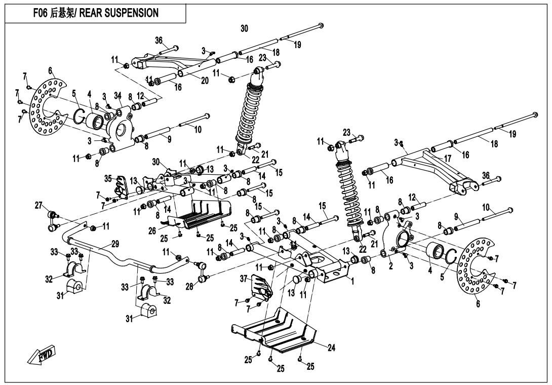 Picture of F06 - REAR SUSPENSION