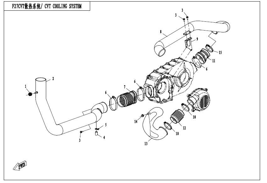Picture of F27 - CVT COOLING SYSTEM