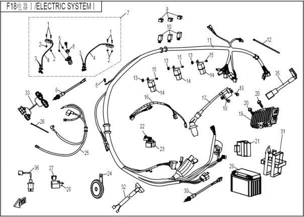 Picture of F18 - ELECTRIC PARTS I