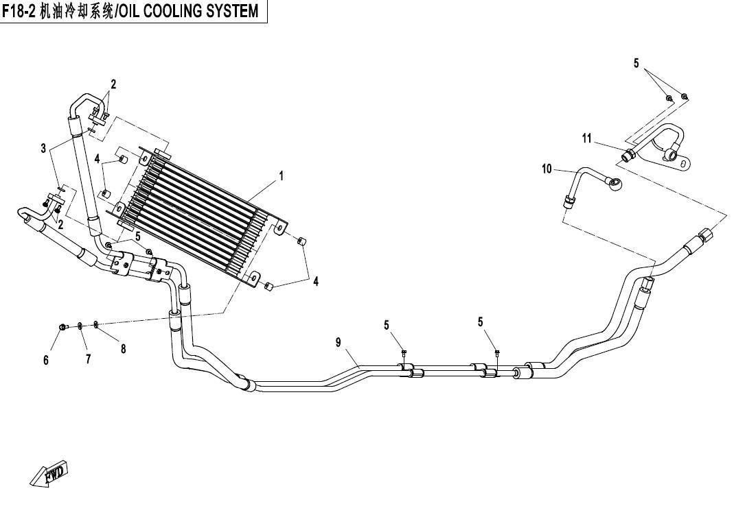 Picture of F18-2 - OIL COOLING SYSTEM