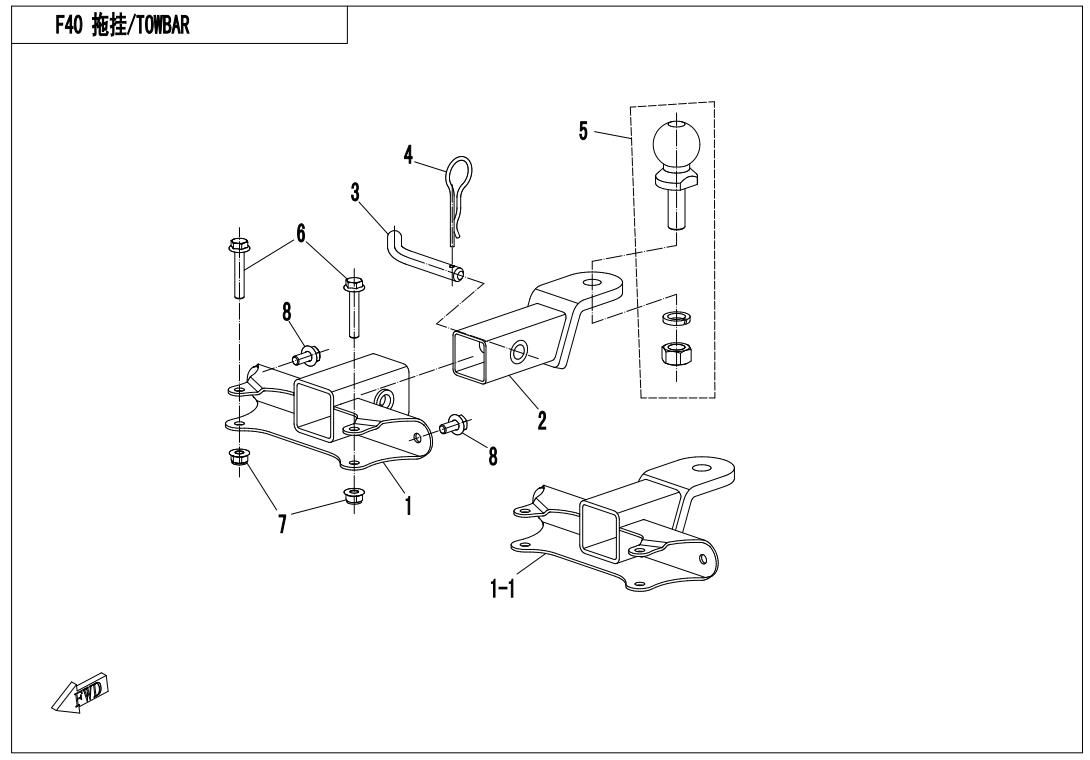 Picture of F40 - TOWING SYSTEM