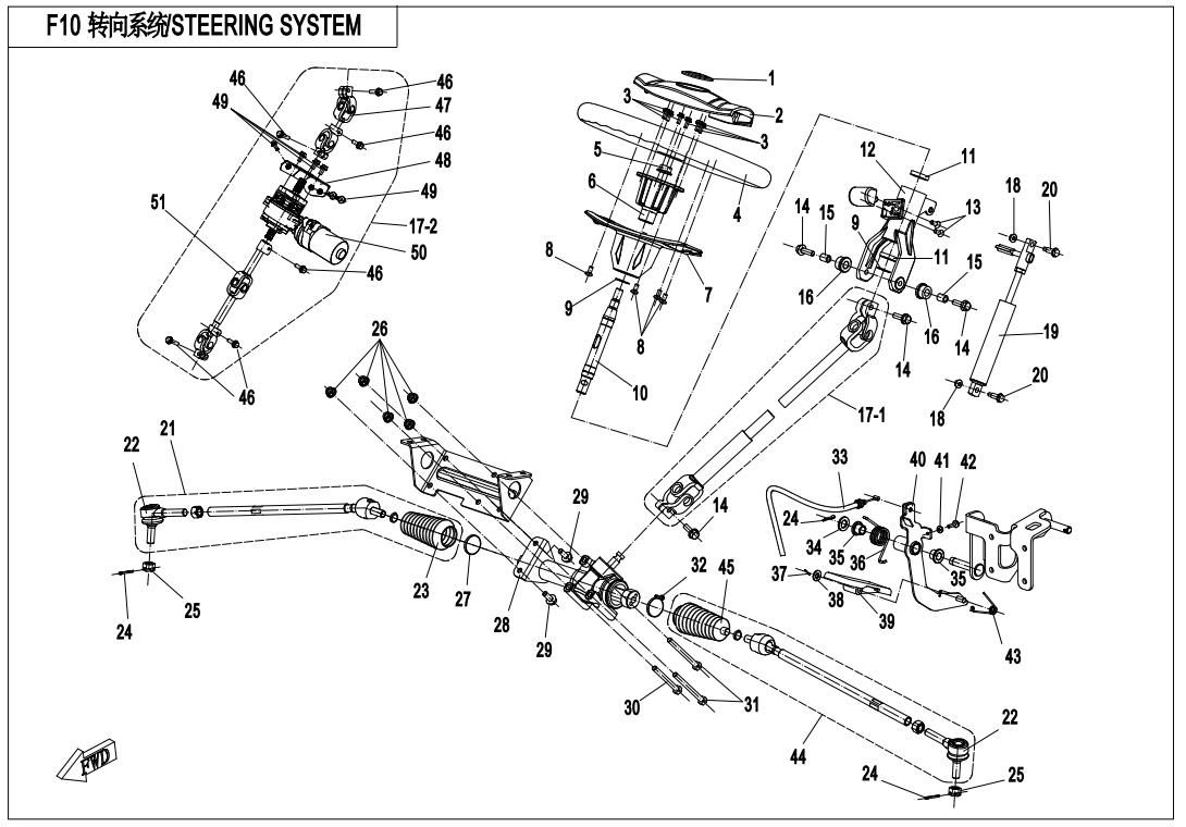Picture of F10 - STEERING SYSTEM