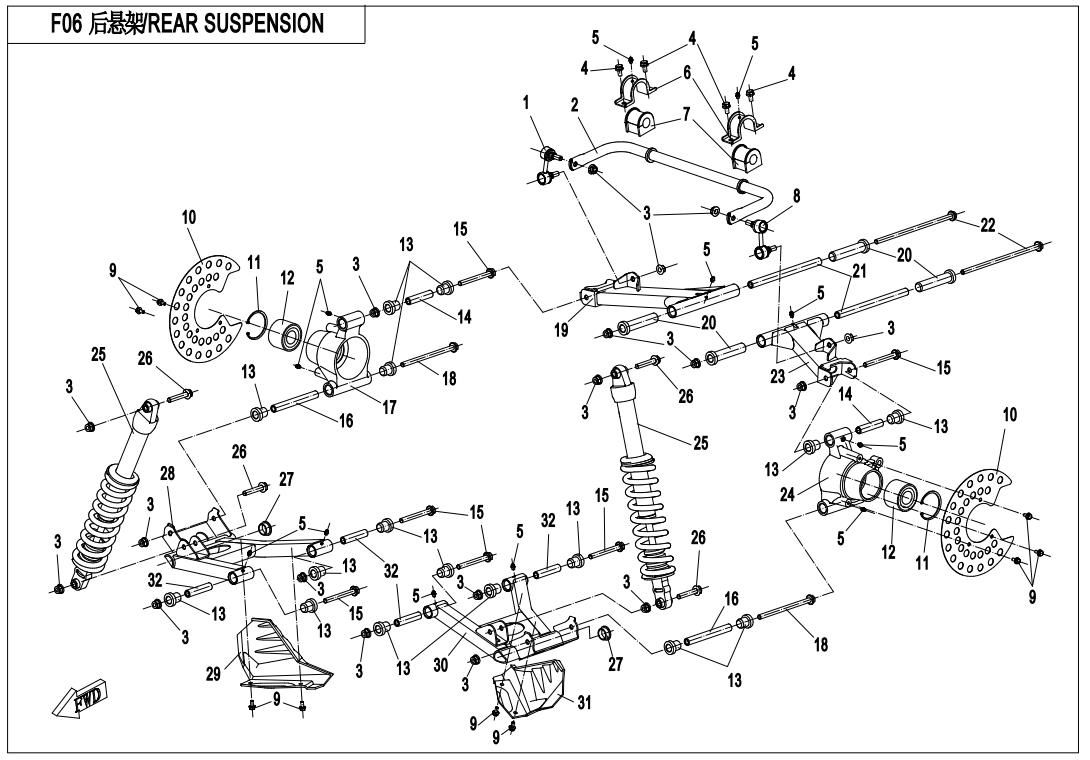Picture of F06 - REAR SUSPENSION