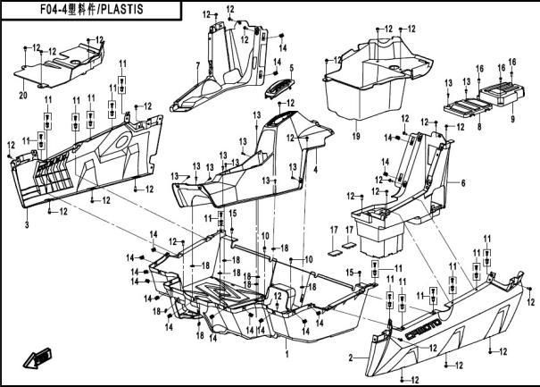 Picture of F04-4-2 - PLASTIC PARTS-4