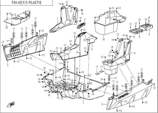 Picture of F04-4-2 - PLASTIC PARTS-4