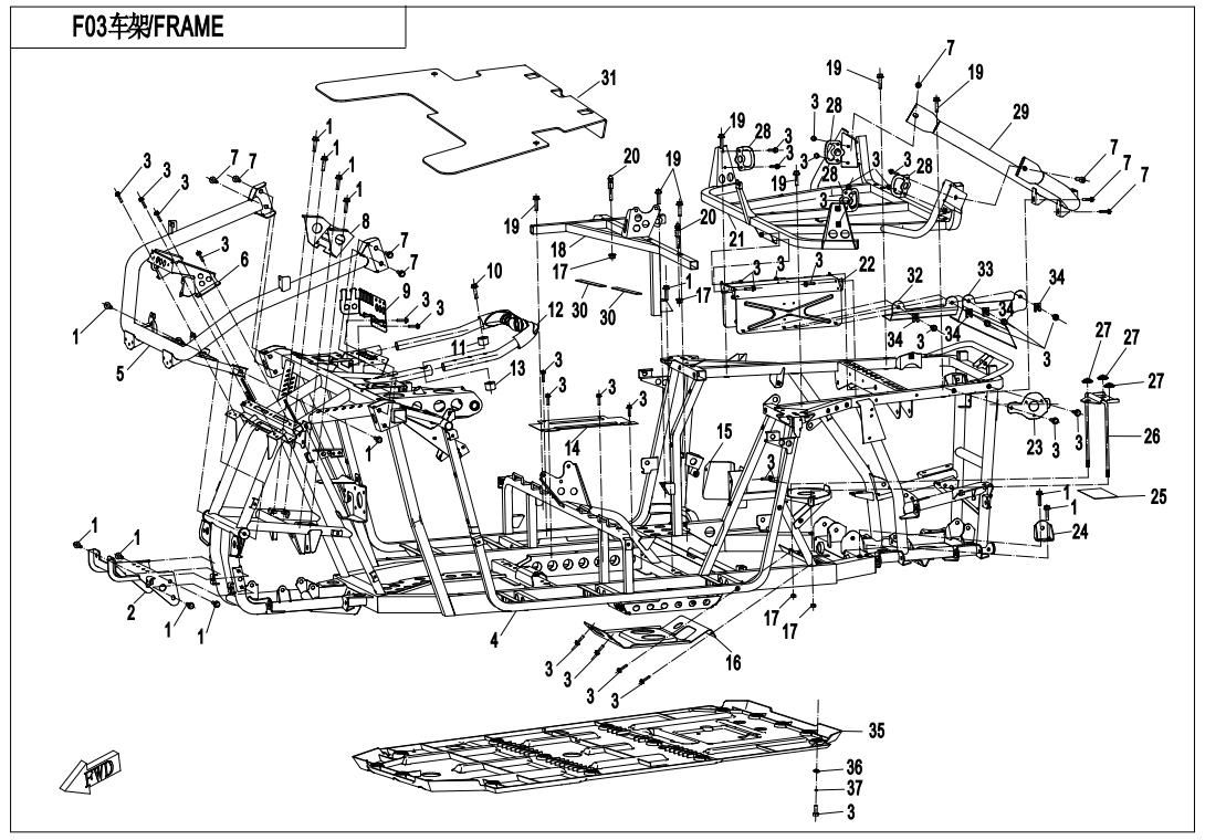 Picture of F03 - FRAME ASSY