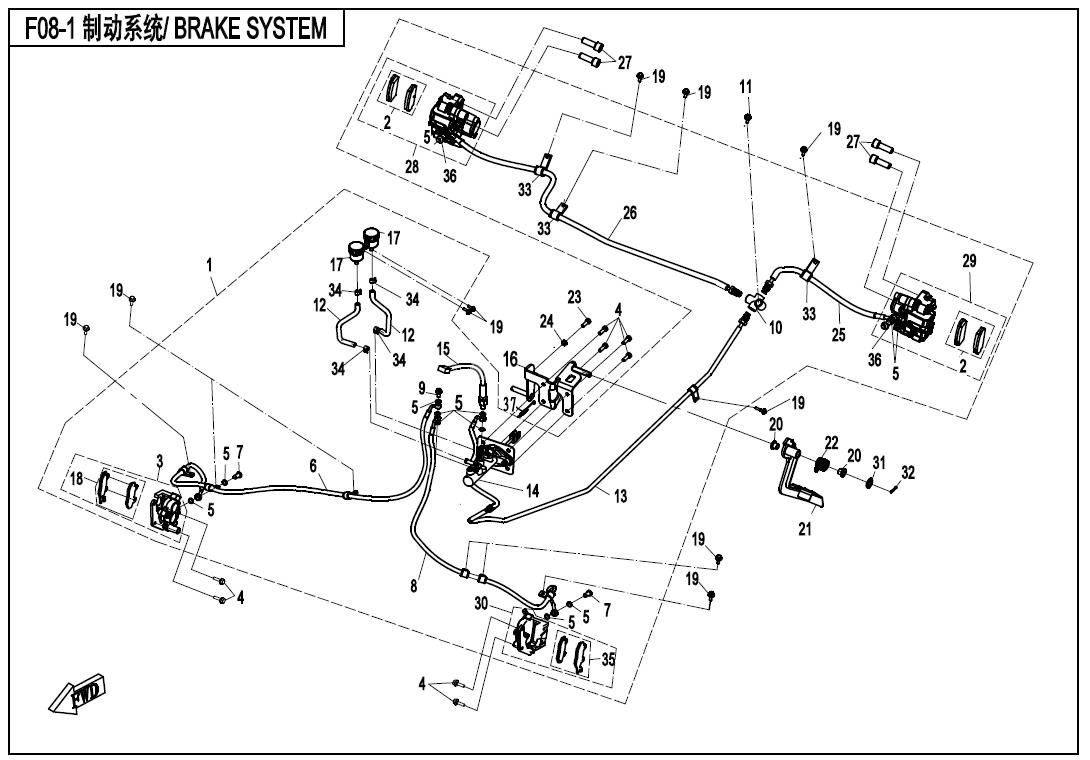 Picture of F08-1 - BRAKING SYSTEM
