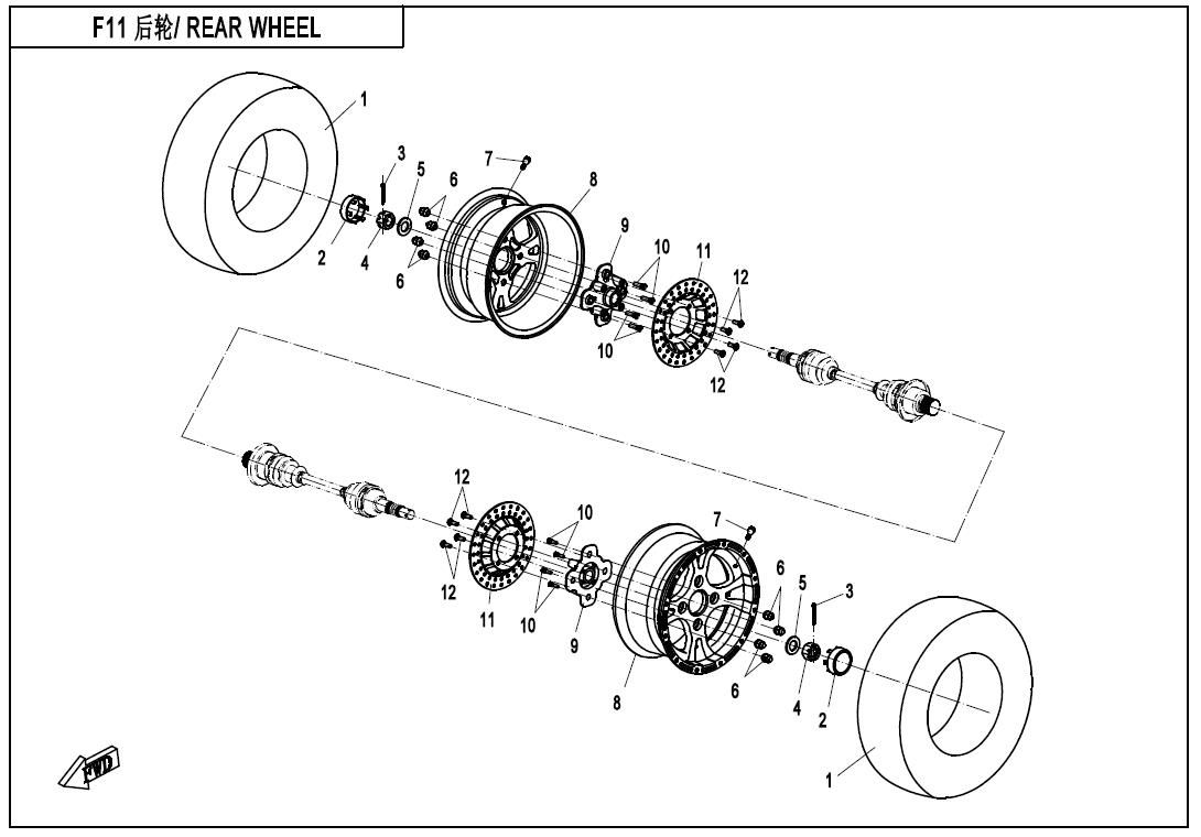 Picture of F11 - REAR WHEEL
