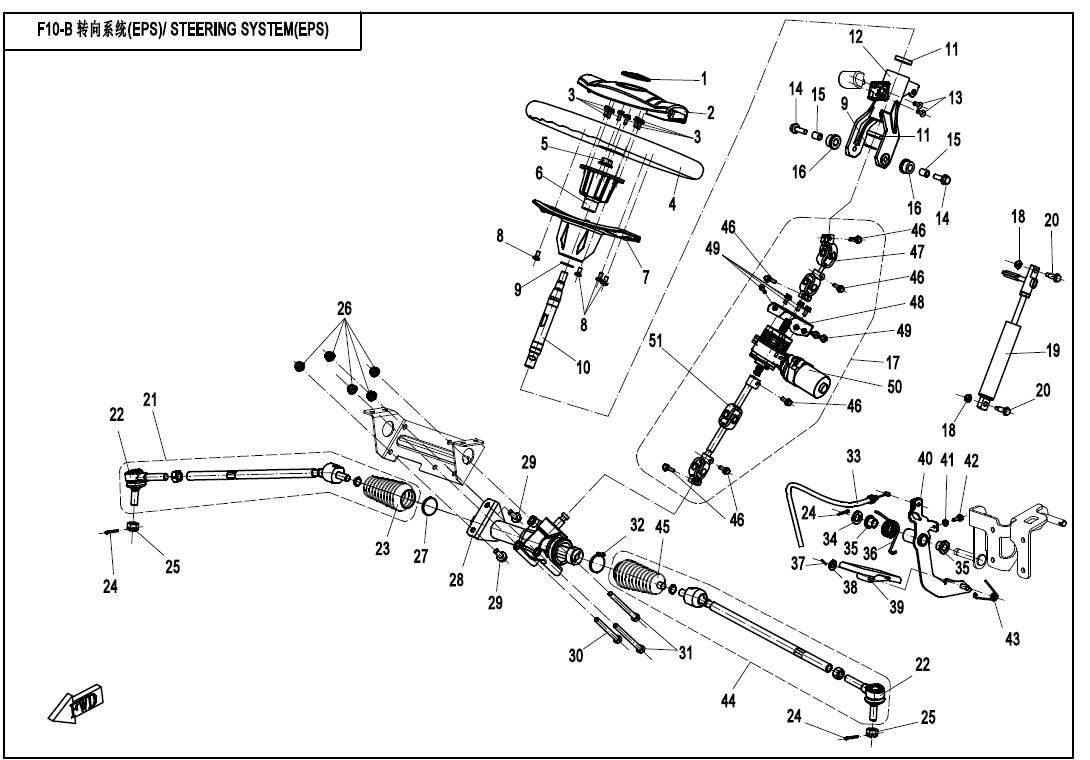 Picture of F10-B - STEERING SYSTEM(EPS)