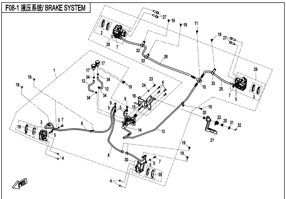 Picture of F08-1 - BRAKING SYSTEM