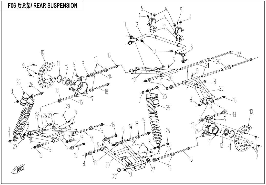 Picture of F06 - REAR SUSPENSION