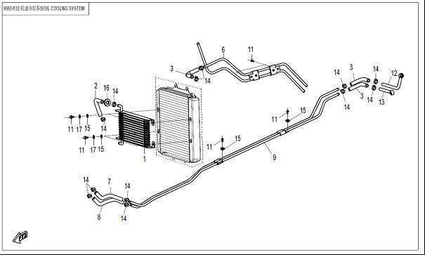 Picture of F32 - OIL COOLING SYSTEM