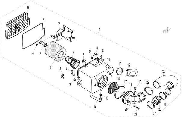 Picture of F31 - AIR FILTER ASSY
