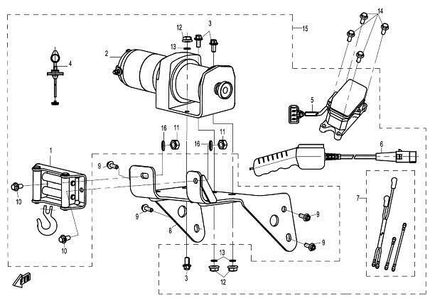 Picture of F25 - TOWING WINCH
