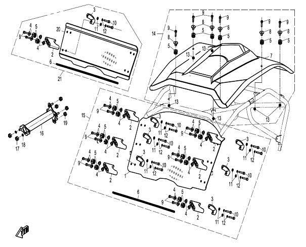 Picture of F33 - TOP ROOF&WINDSHIELD