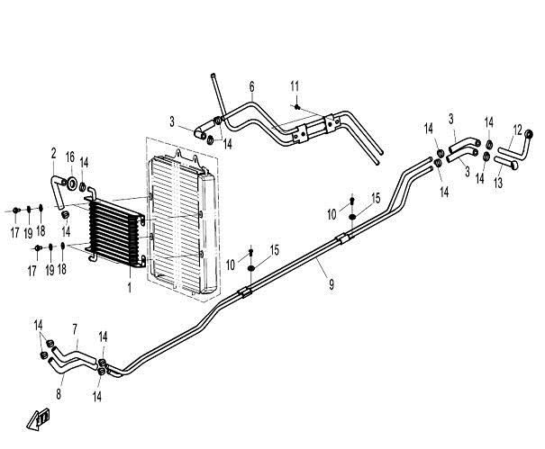 Picture of F32 - OIL COOLING SYSTEM