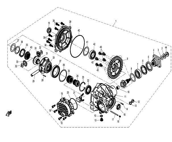 Picture of F29 - FORNT AXLE