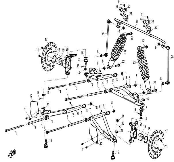 Picture of F10 - FRONT SUSPENSION
