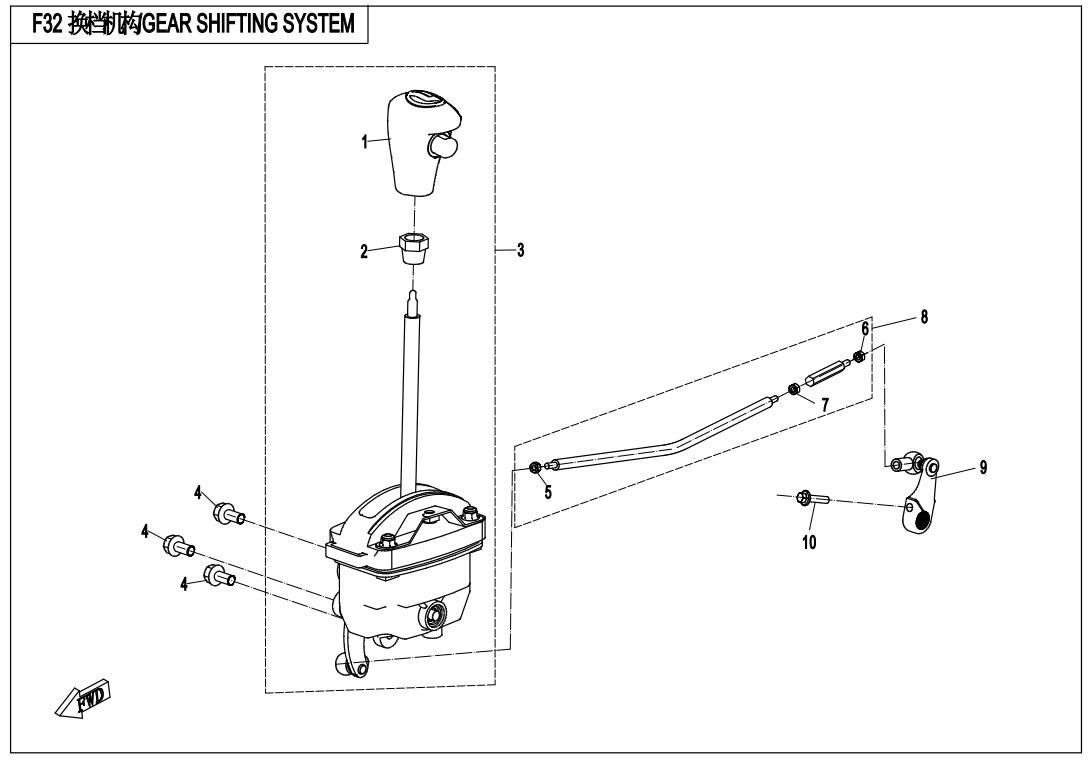 Picture of F32 - GEAR SHIFTING SYSTEM