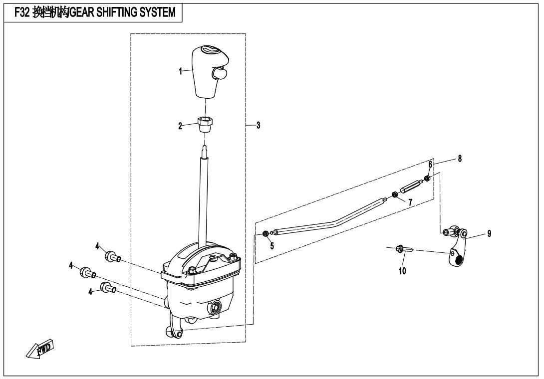 Picture of F32 - GEAR SHIFTING SYSTEM