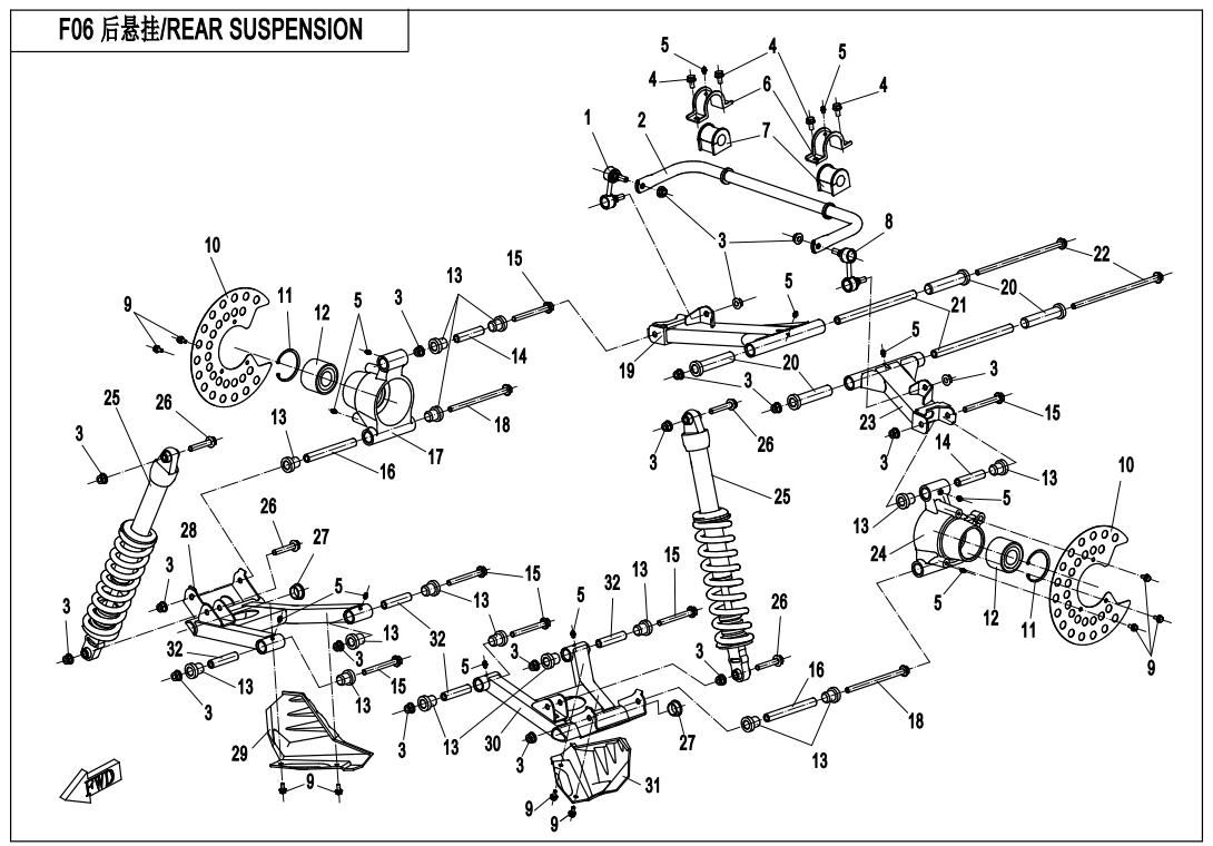 Picture of F06 - REAR SUSPENSION