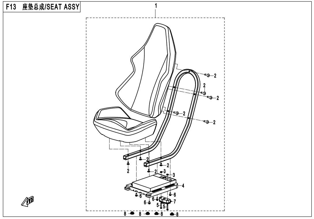 Picture of F13 - SEAT ASSY