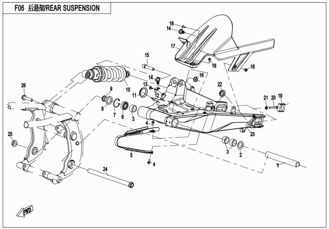 Picture of F06 - REAR SUSPENSION